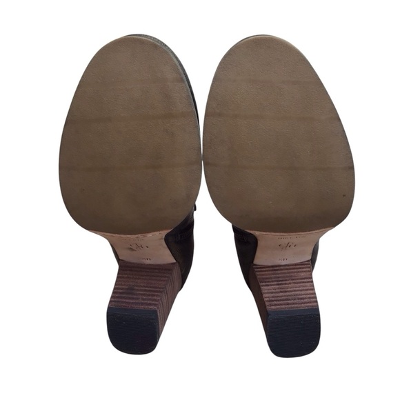 Cole Haan Cassidy Leather Bootie Bronze Metallic Ankle Boots - Picture 10 of 10